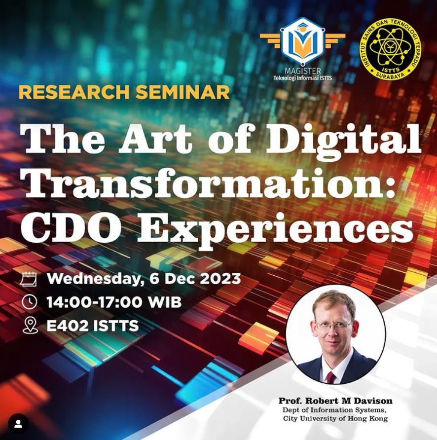 RESEARCH SEMINAR The Art of Digital Transformation: CDO Experiences